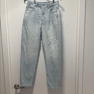 American Eagle Outfitters Light Blue Straight Leg Jeans